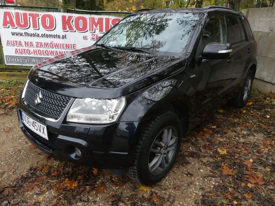 Suzuki Grand Vitara 1,9 DDiS 129 KM 4x4 Sprowadzony Zarejestrowany 195 tys. km Navi Skóry!
