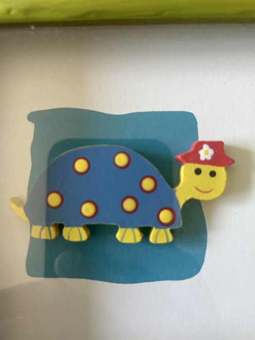 Moldura com tartaruga