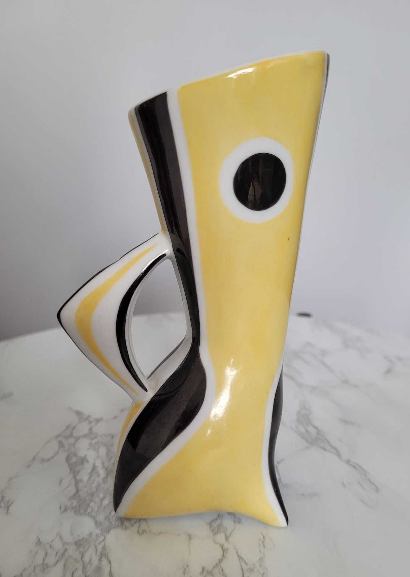 Porcelana wazon KOT Janos Torok Zsolnay Pikasiak New look