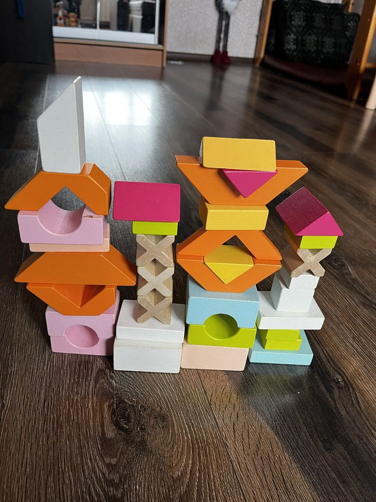 Деревʼяні кубики, деревʼяні ігри