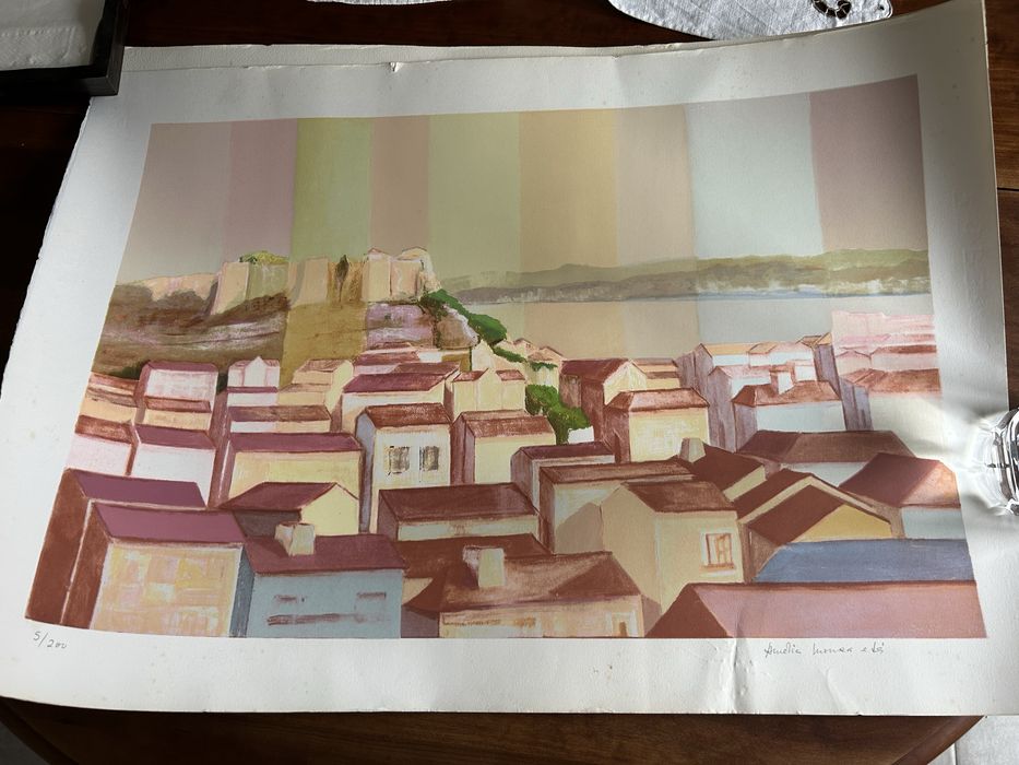 Serigrafia Amélia Moura e Sá