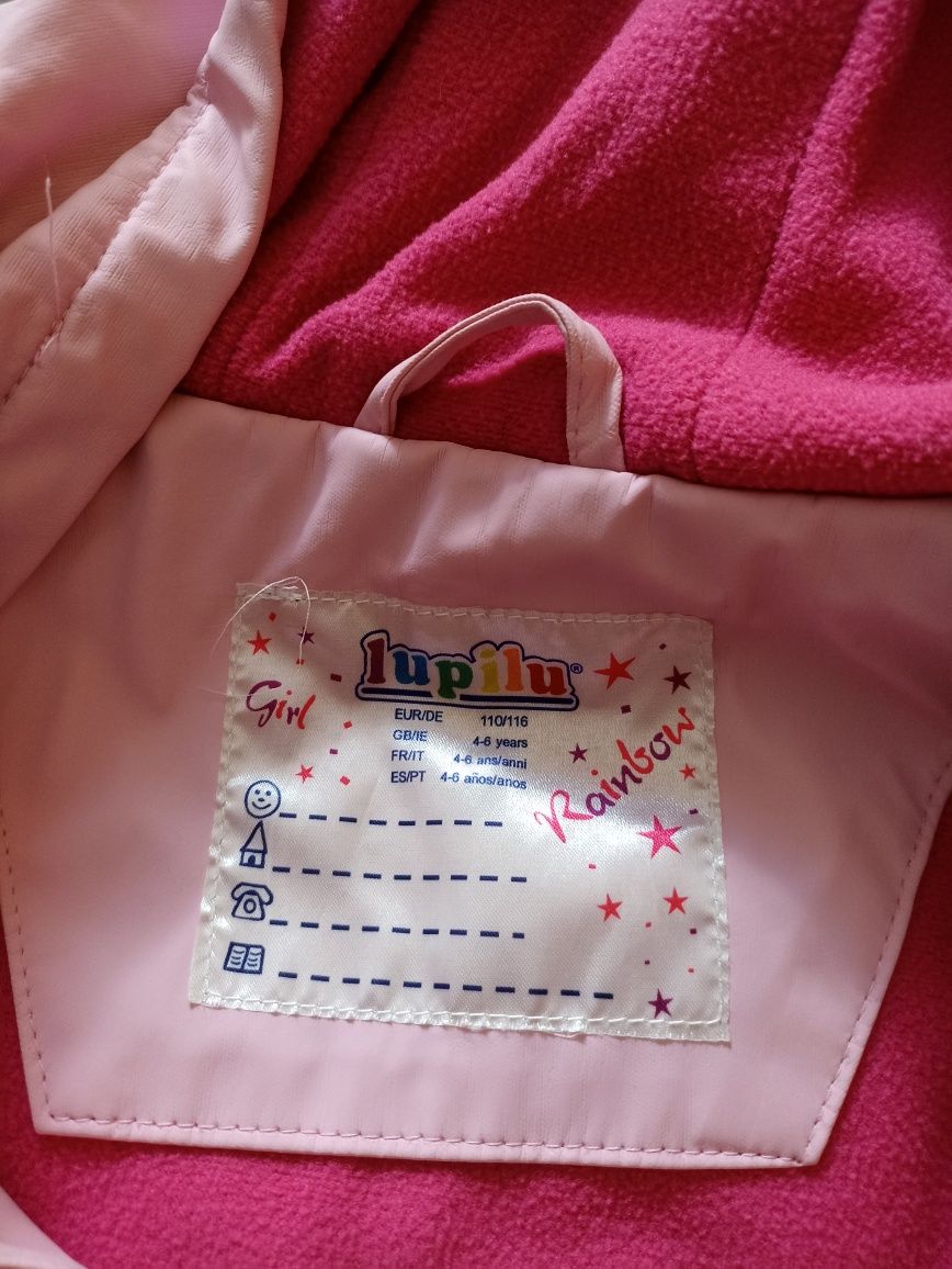 Kurtka przeciwdeszczowa Lupilu