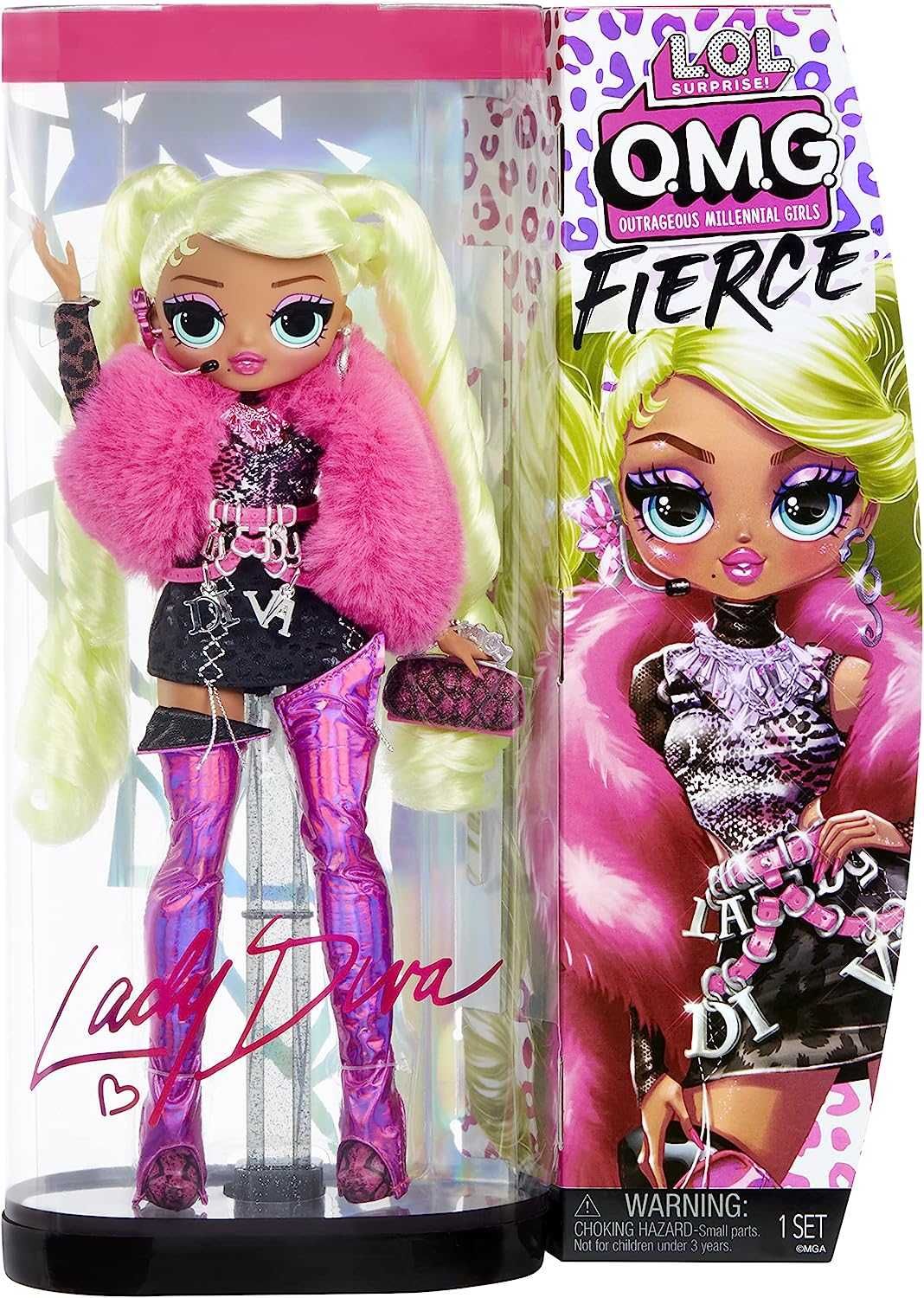 Лялька ЛОЛ Сюрприз ОМГ Фірс Леді Діва Fierce Lady Diva Fashion Doll