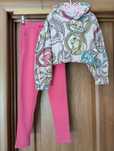 Костюм Monnalisa 6-7 р. Polo Ralph Lauren худі штани рожеві Bugs Bunny