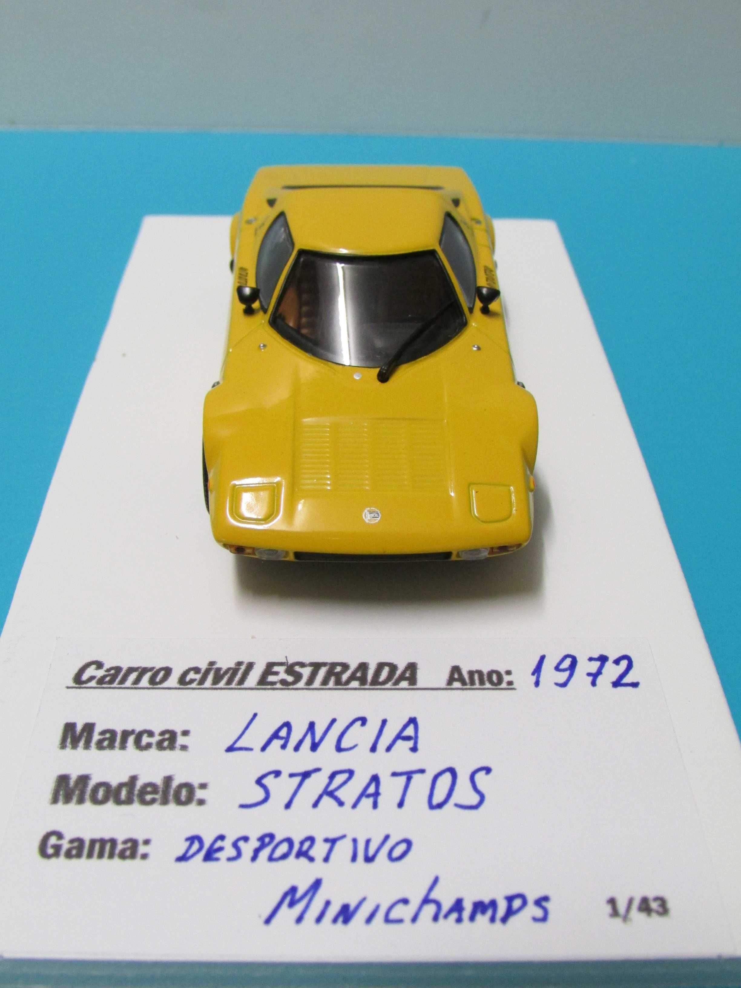 Lancia Stratos (1972) - Miniatura Minichamps escala 1/43