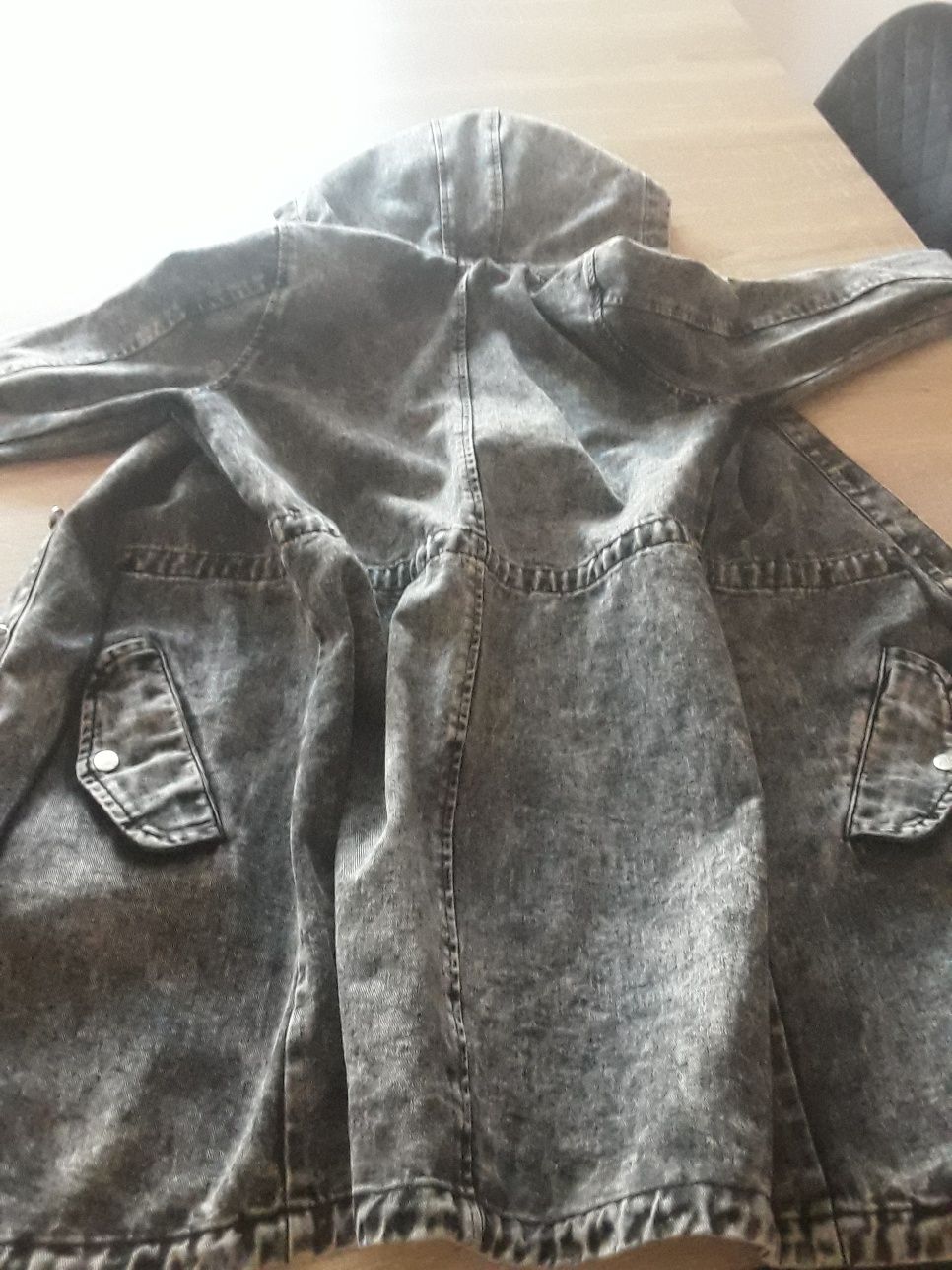 Parka jeansowa .
