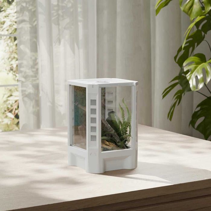 Terrarium Terradise 10x10x15 Białe. Dla skakuna, pająka itp.