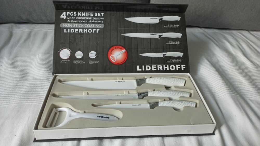 Zestaw noży kuchennych Liderhoff