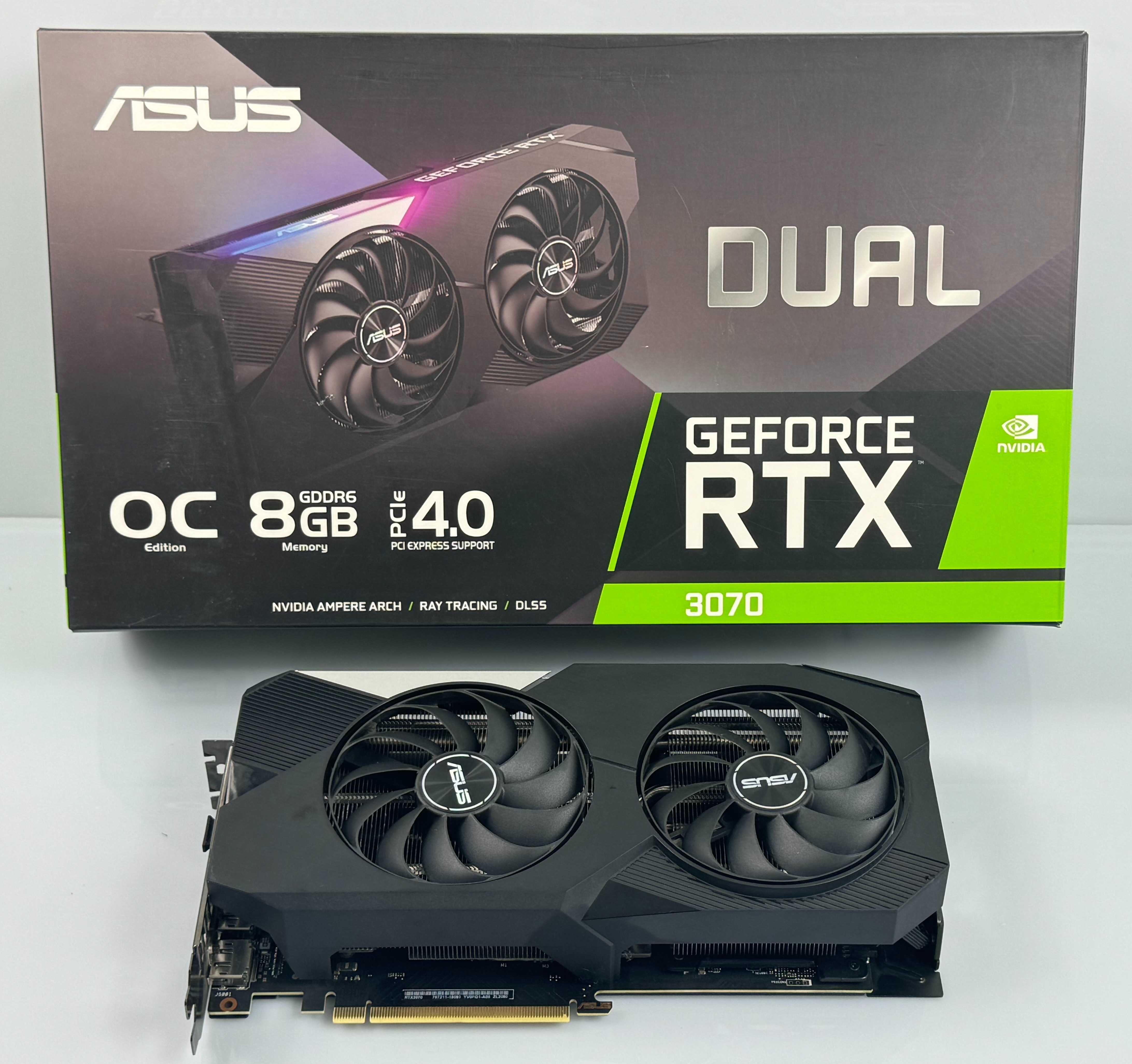 Karta graficzna ASUS GeForce RTX 3070 DUAL OC 8GB GDDR6 LED GW12M