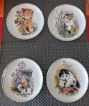 Pratos de coleção gatinhos de Limoges
