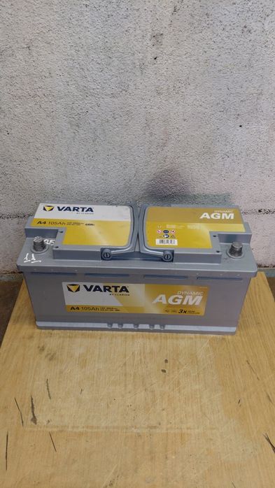 Bateria de 105Ah AGM (GEL) EM MUITO BOM ESTADO.