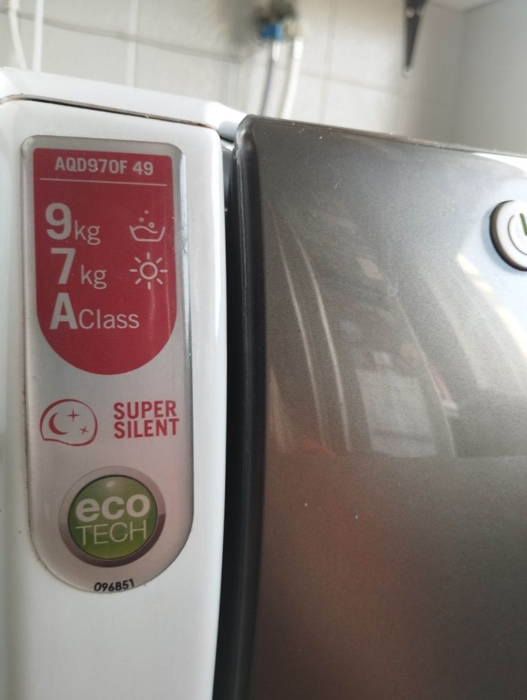 Máquina de lavar e secar classe A