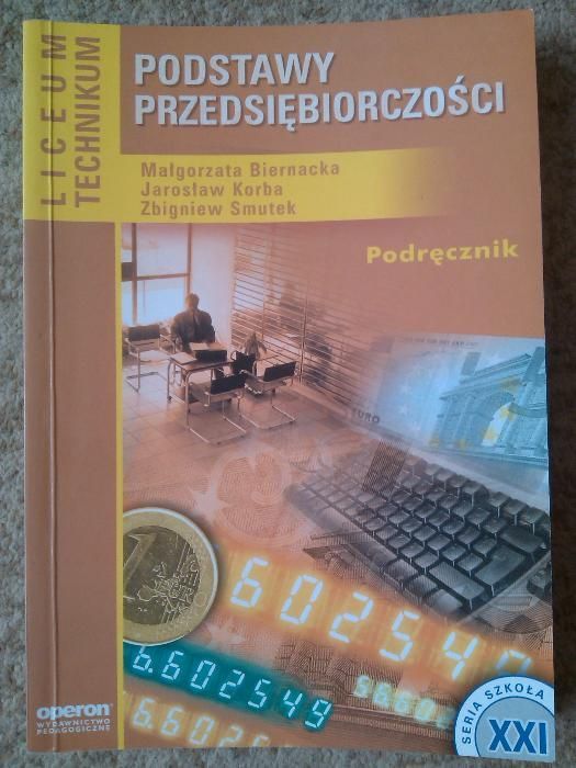 Podstawy przedsiębiorczości - podręcznik - Biernacka, Korba - Operon