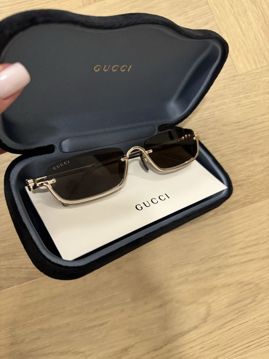 Okulary przeciwsloneczne gucci zlote