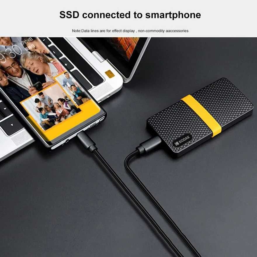 Зовнішній SSD накопичувач Kodak X200 1TB | НОВІ Запаковані