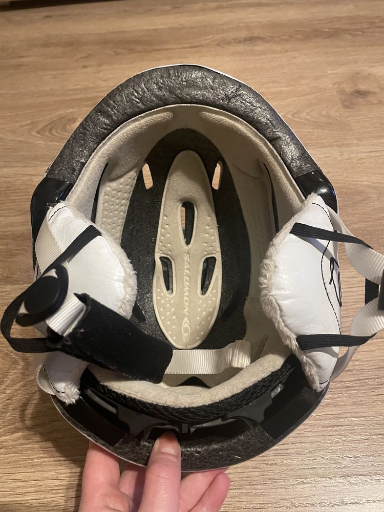 Kask SALOMON 43-56 cm bialy damski