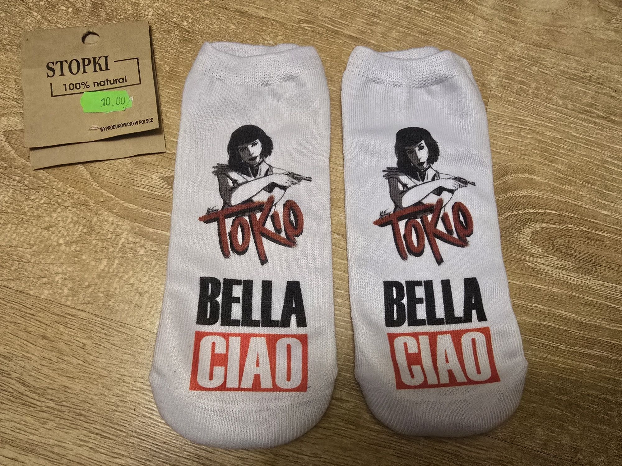 Stopki 39-41 Tokio Bella Ciao dom z papieru 100% natural