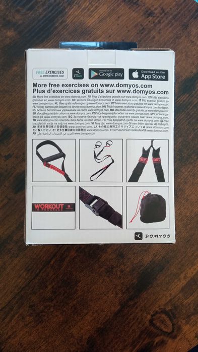Domyos Strap Training Podwieszane pasy treningowe – taśmy do ćwiczeń