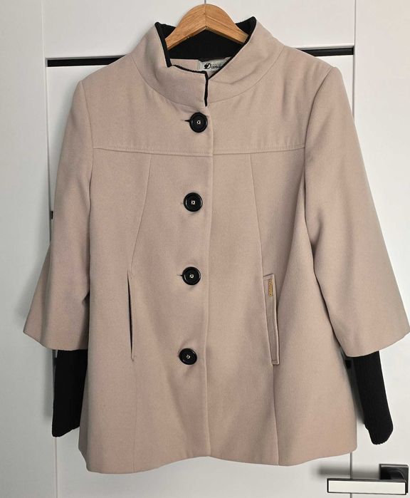 Kurtka wełniana z bawełnianymi rękawami XXL