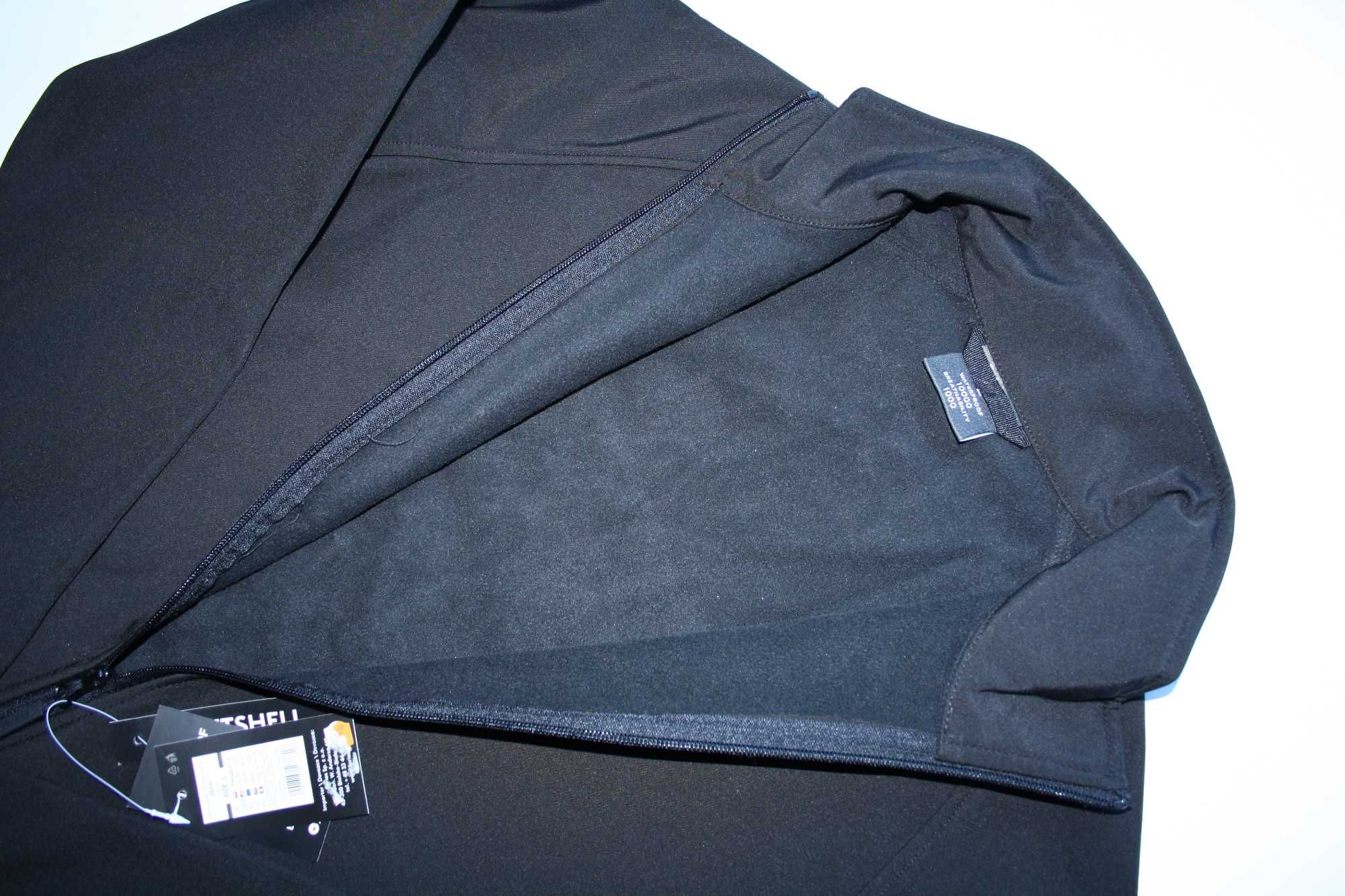 kurtka HI-TEC Derai softshell męska czarna XL membrana 10000