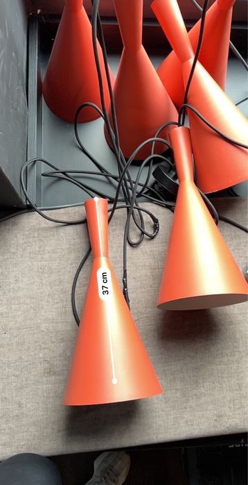 Lampy wiszące stożkowe