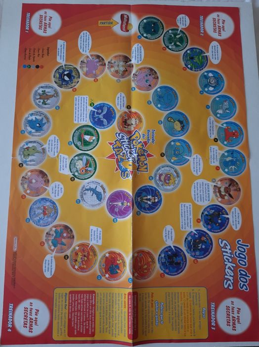 Pokemon Tazos Album Sticker