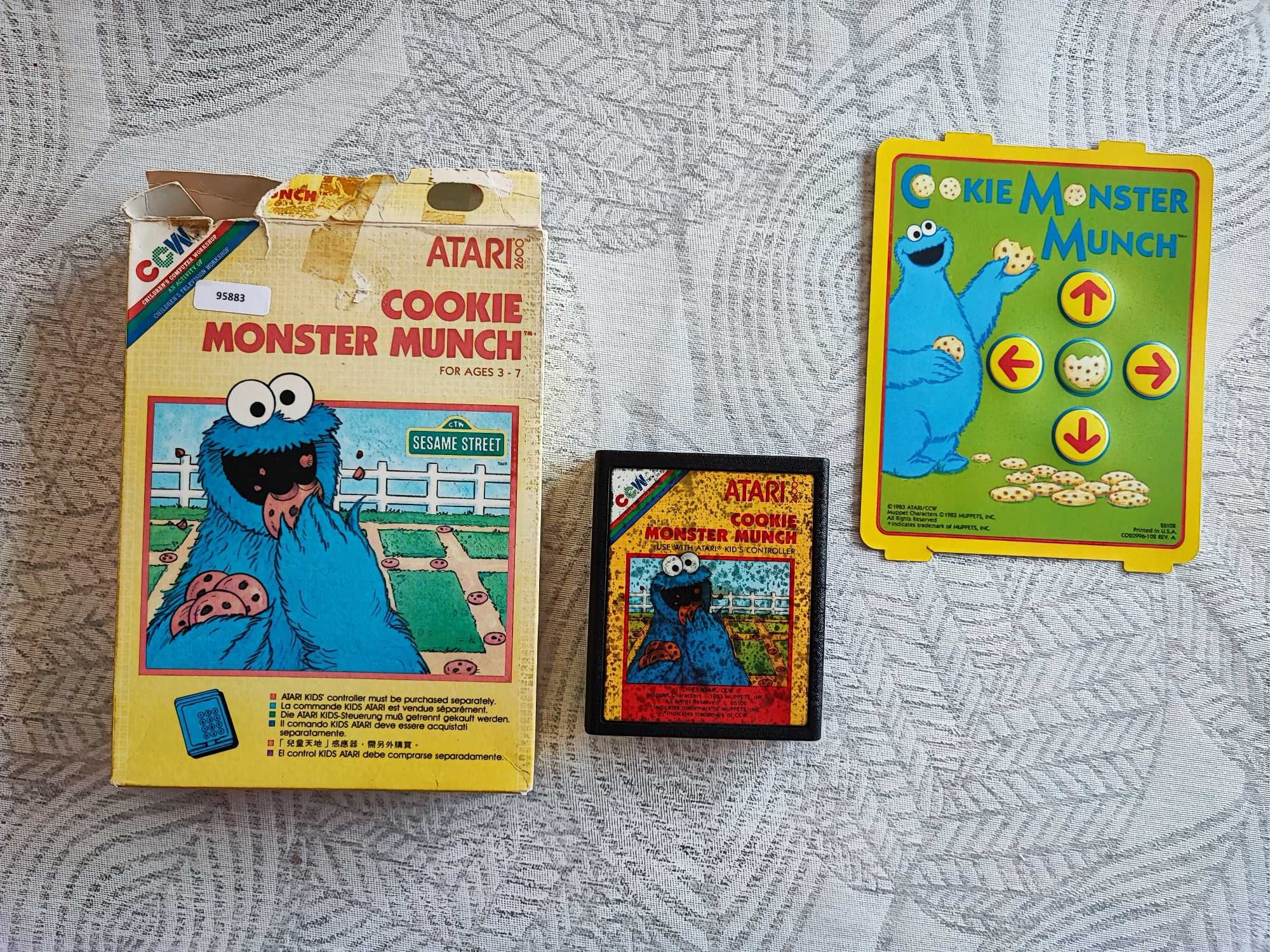 Jogo Atari Cookie Monster Munch