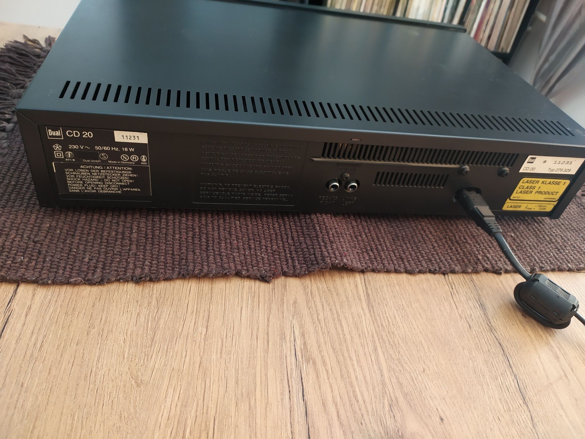 Odtwarzacz Dual Player CD 20 rok 1986
