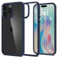 Spigen Ultra Hybrid, navy blue - iPhone 15 Pro Sklep Tamka 22