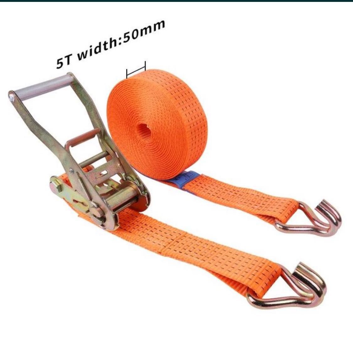 Pas transportowy 15m x 50mm – 5 ton – PREMIUM | Certyfikat CE TÜV