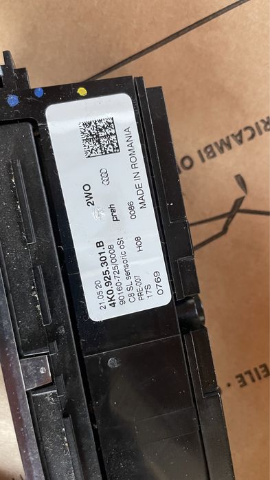 Кнопки сенсорні audi a6 c8