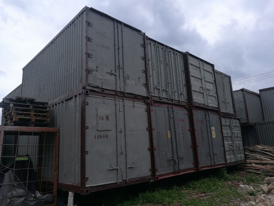 Контейнер Автогараж стандартный, новый цельномет 3х3х4 или 3х3х6 Выбор