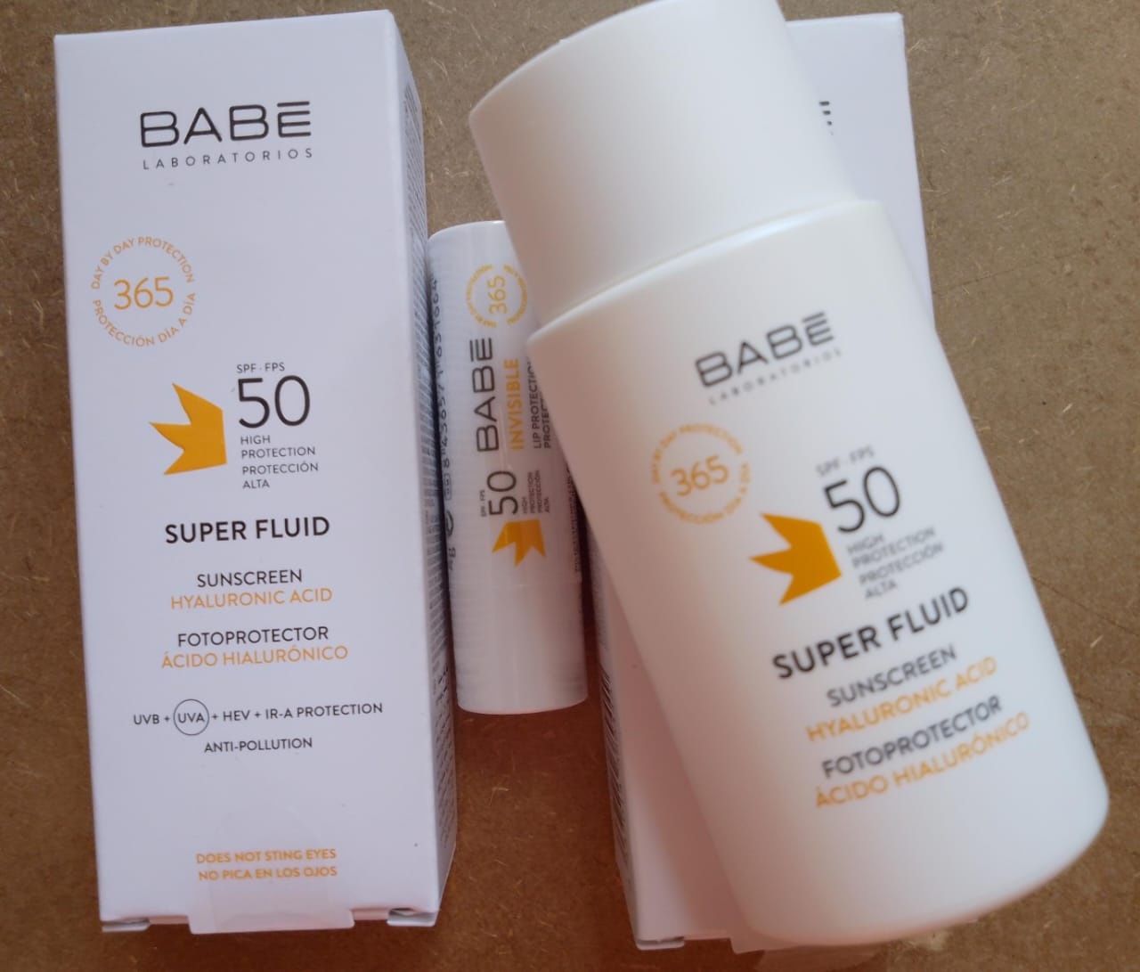 Сонцезахиснй флюїд spf 50 для всіх типів шкіри Babe Laboratories
