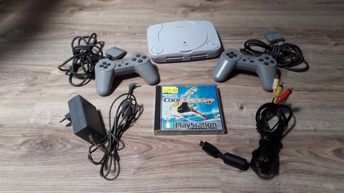 konsola Playstation PSX One - 2 pady +gra