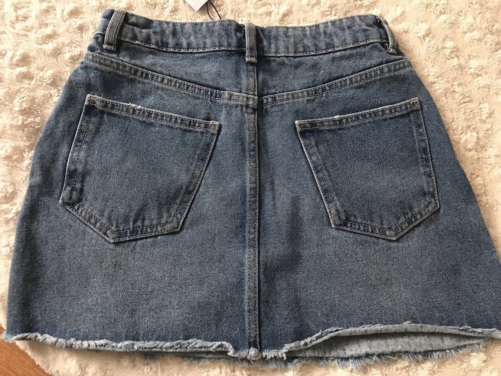 Mini spódnica denim