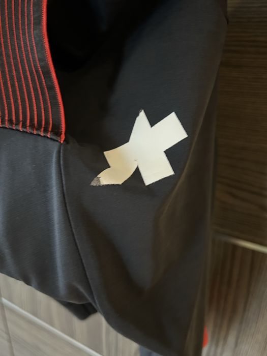 Assos bibs Equipe RS rozm. L - czerwony akcent, unikat