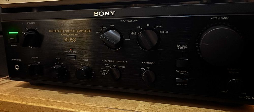 Wzmacniacz Sony TA-F500ES + kolumny Technics SB-CS65