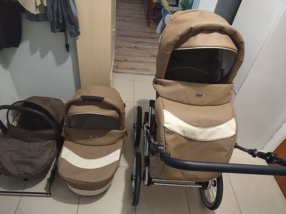 Wòzek 3w1 Kunert Romantic Retro z eco skòry