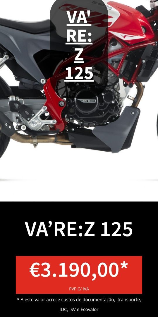 Mota SWM 125cc com garantia