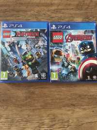 2 Gry na PS4 Ninjago i Avengers