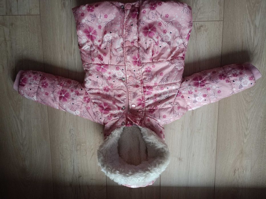 Kurtka zimowa dla dziewczynki 80