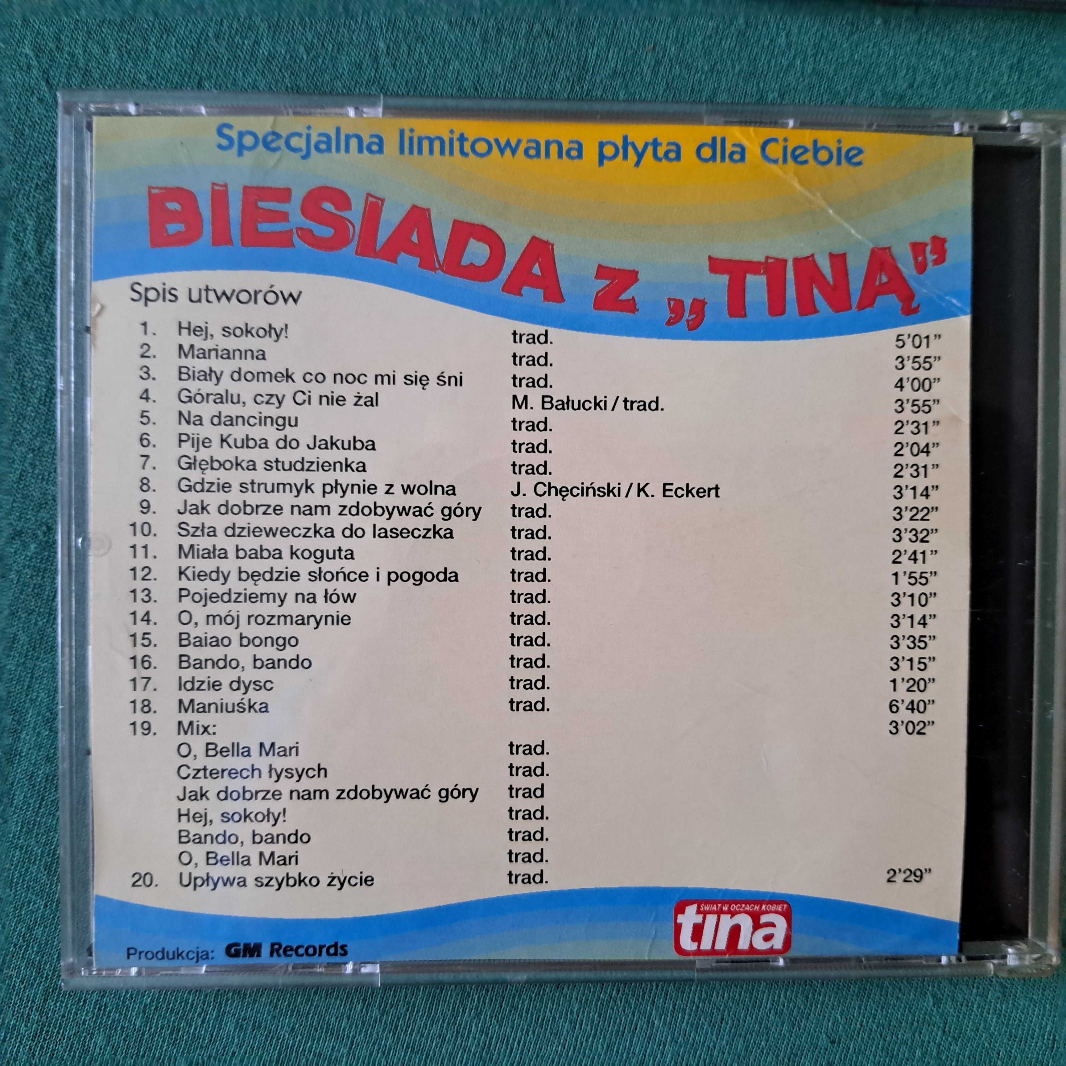 Piosenki biesiadne Biesiada z Tiną Hej Sokoły i inne 3 sztuki
