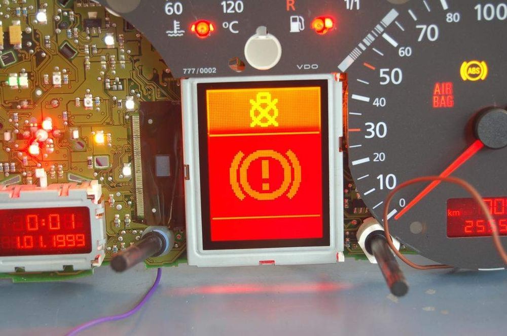 Naprawa Licznika Vdo Jaeger VW Audi Skoda Seat LCD Fis Polskie Menu