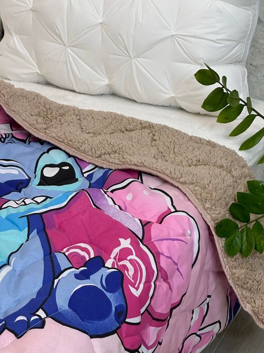 Дитяча ковдра плед на овчині