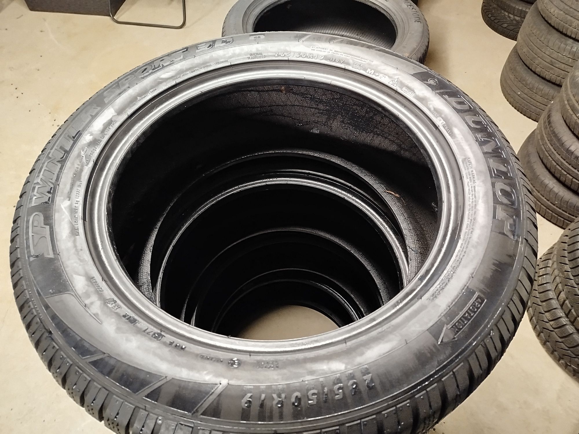 4 x 265/50/19 110Y Dunlop Winter Sport 3D