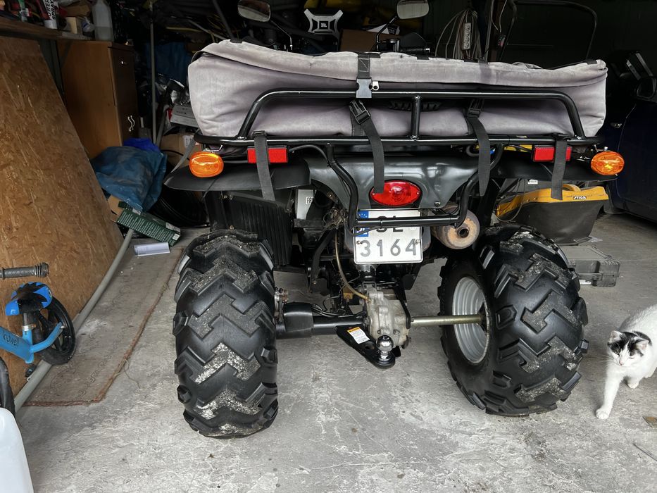 Quad linhai tornado 300 4x4 pług homologacja