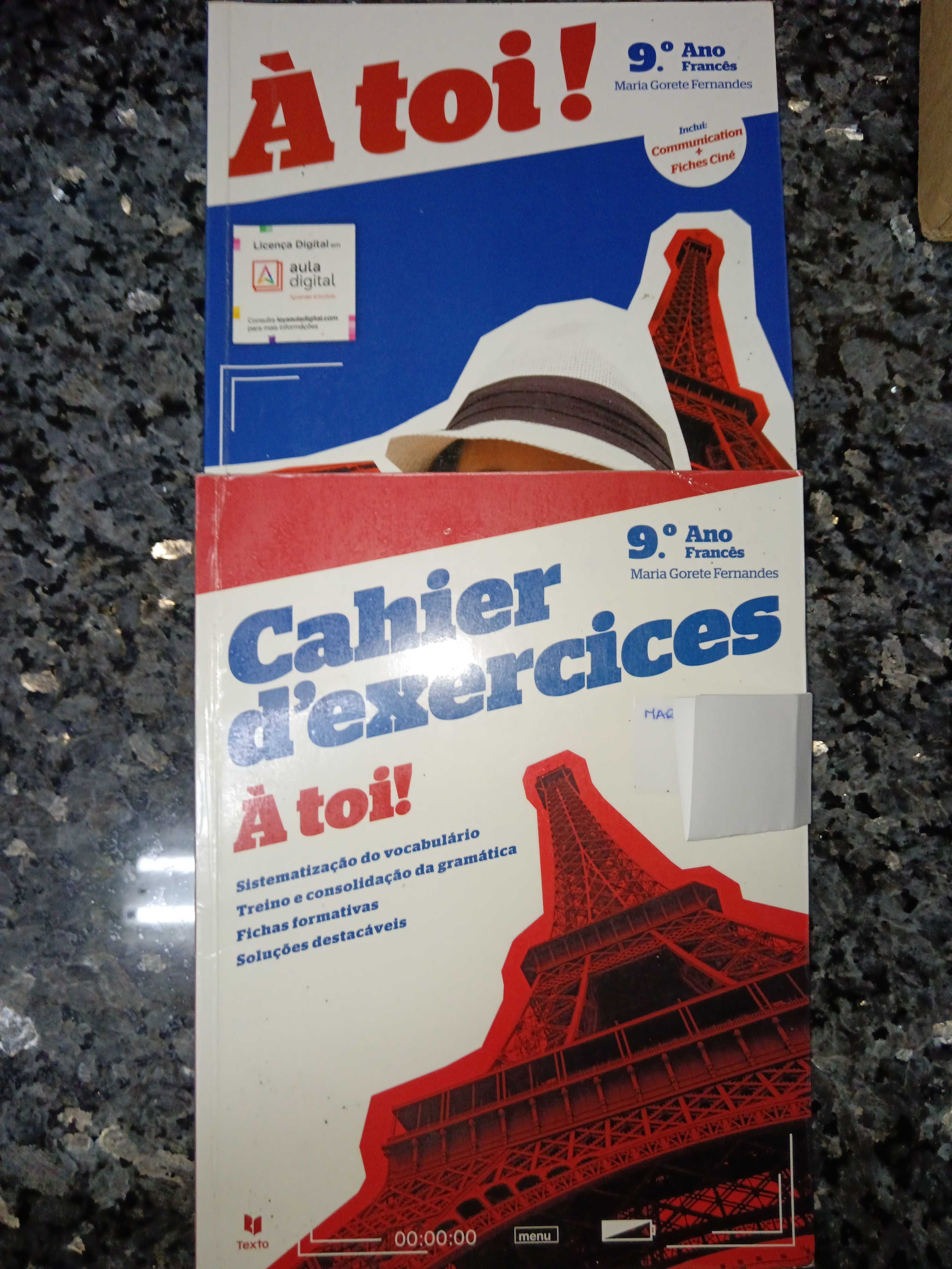 À toi Francês 9ano, manual e caderno de atividades