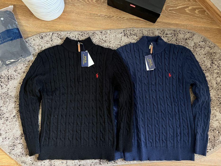 Плетений Свитр Polo ralph lauren 1/3 кофта polo ralph