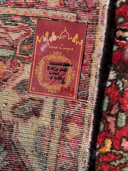 Wełniany r.tkany dywan perski Iran Hamadan 215x116 galeria 7 tys