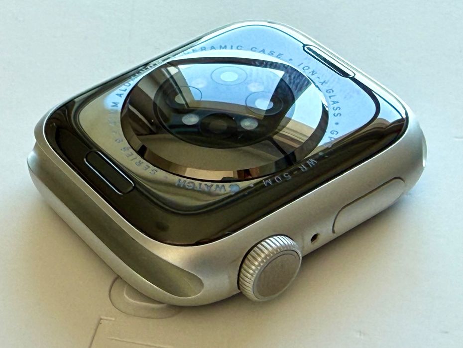 APPLE Watch 9 GPS 41mm aluminium (srebrny) + pasek (sztormowy błękit)